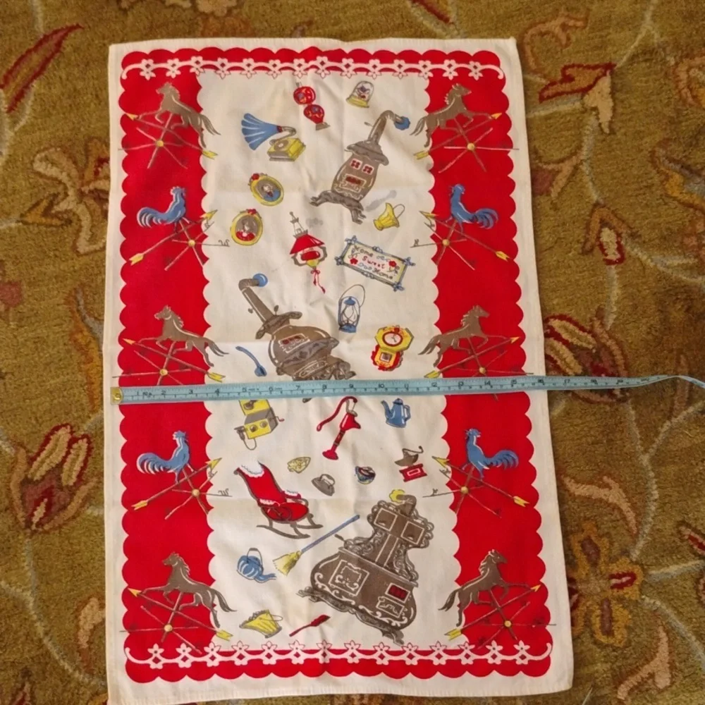 French Theme Floursack Towel CAFE LE PETITE Easter Basket Perfect